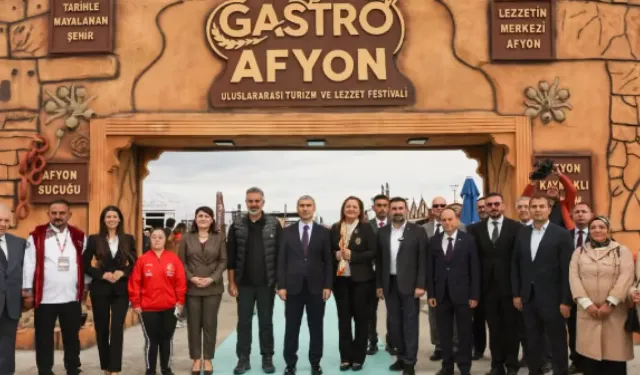 8. ULUSLARARASI GASTRO AFYON TURİZM VE LEZZET FESTİVALİ BAŞLADI